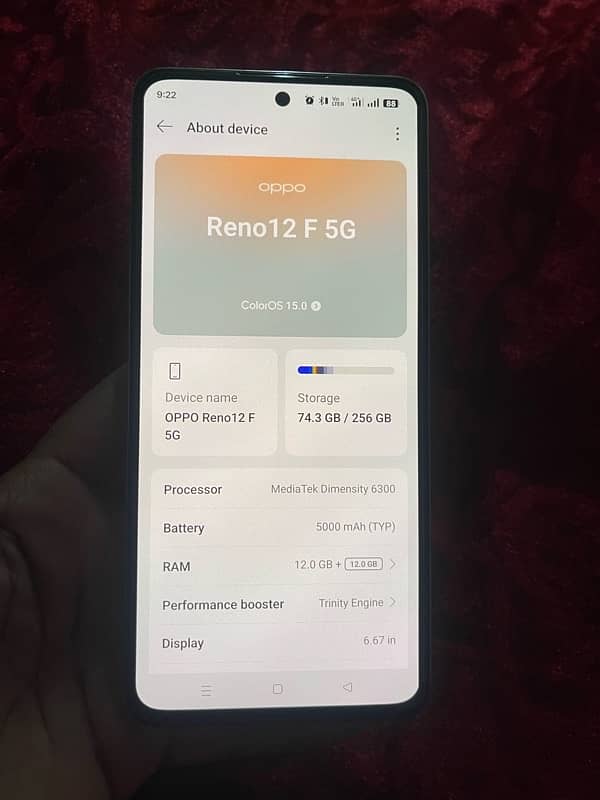 Reno 12f 5G 6