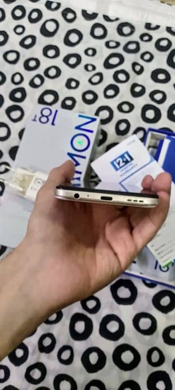 TECNO CAMON 18T WITH BOX CHARGER 5