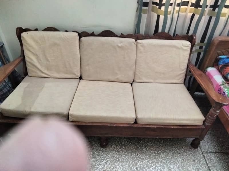 Pure Wood Sofa 5 Seater 1