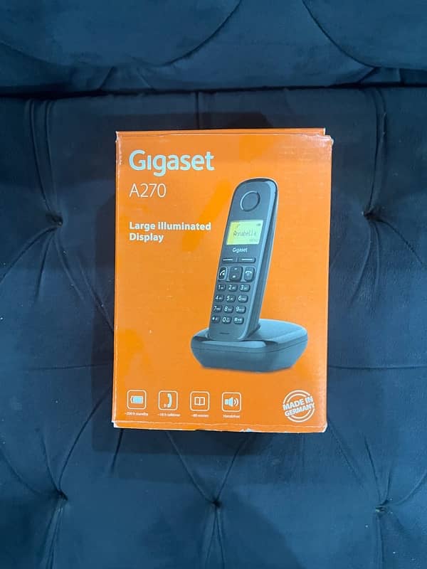 GIGASET CORDLESS PHONE A270  Brand New  UAE IMPORTED 1