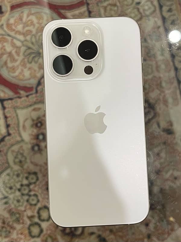 iPhone 15 Pro 128 GB Non PTA White Titanium 0