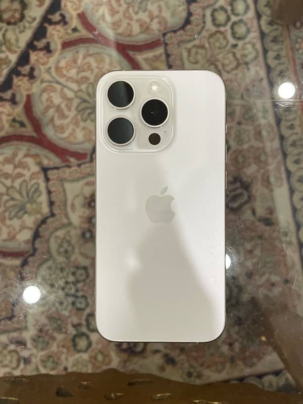 iPhone 15 Pro 128 GB Non PTA White Titanium 1