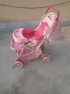 Imported pram, dual side carry