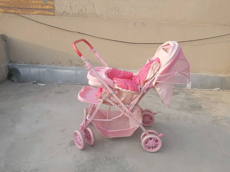 Imported pram, dual side carry 2