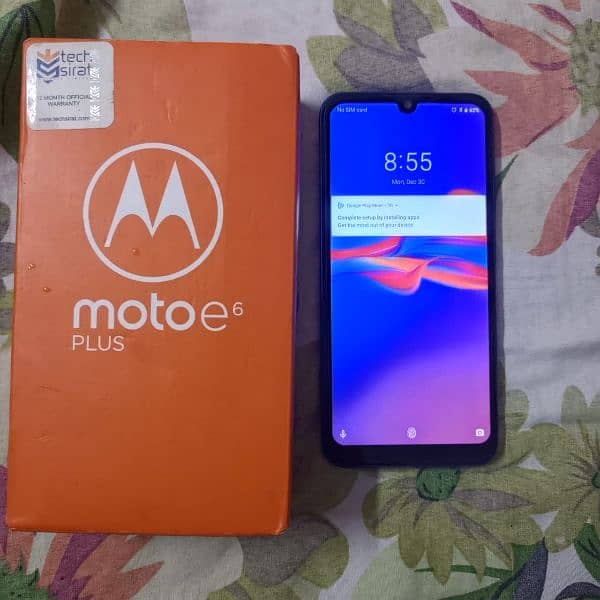 Motorola e6 plus officially pta approved double SIM 4/64gb all okkk 0