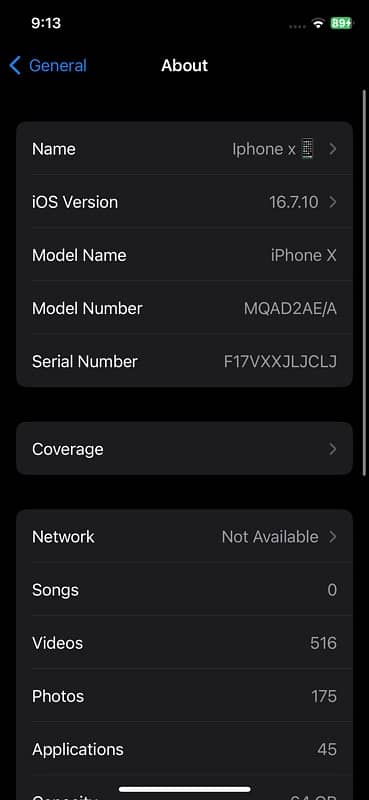 iphone x 64 gb display change original 0