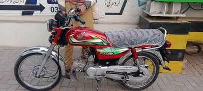 03070503797. . . Honda CD70 2022 All Punjab number ha fresh condition