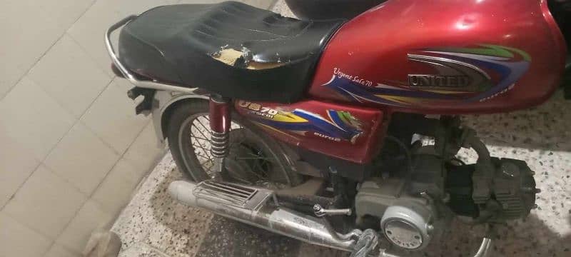 united motorcycle urgent sale 1