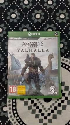 assassin's Creed Valhalla Xbox one used but working perfectly