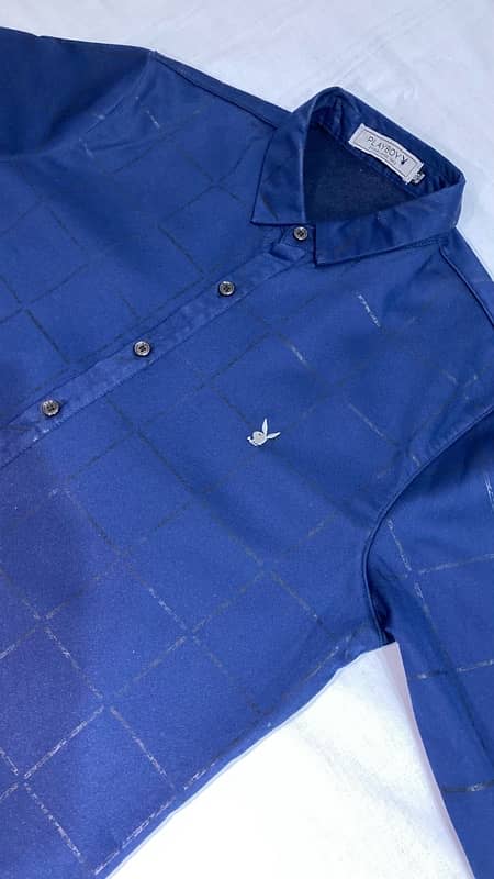 “Stylish Blue Casual Shirt - Comfortable & Trendy” 2