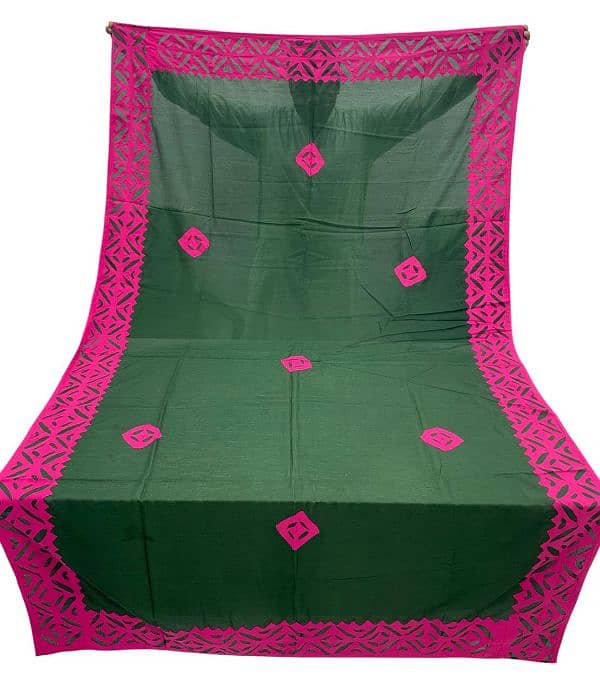 Applic Work Hand Made Long Size Ladies Chadders 3