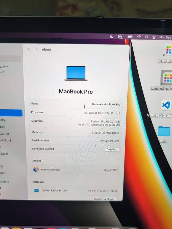 MacBook Pro 2019 16/512 6