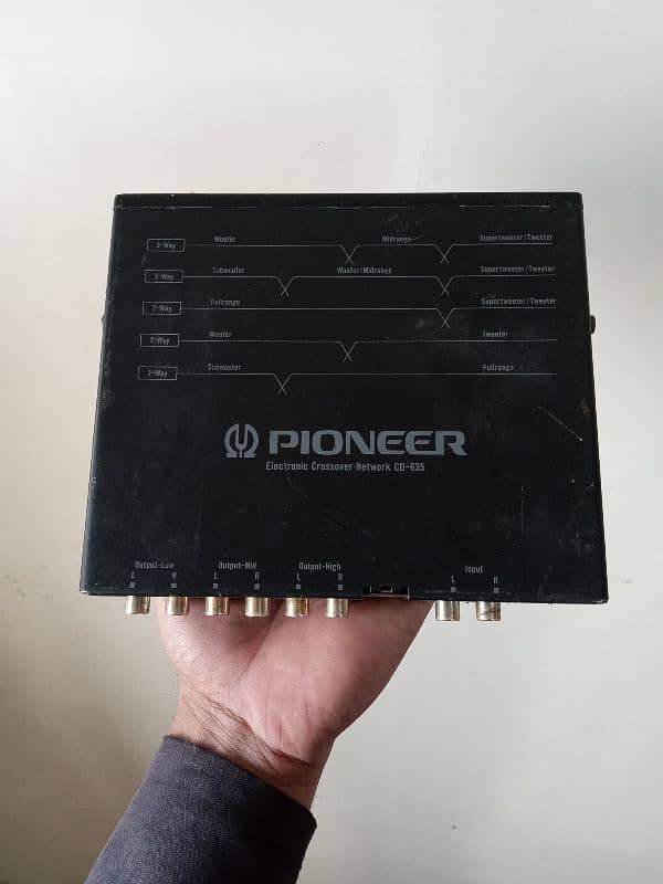 pioneer crossover network cd 635 0