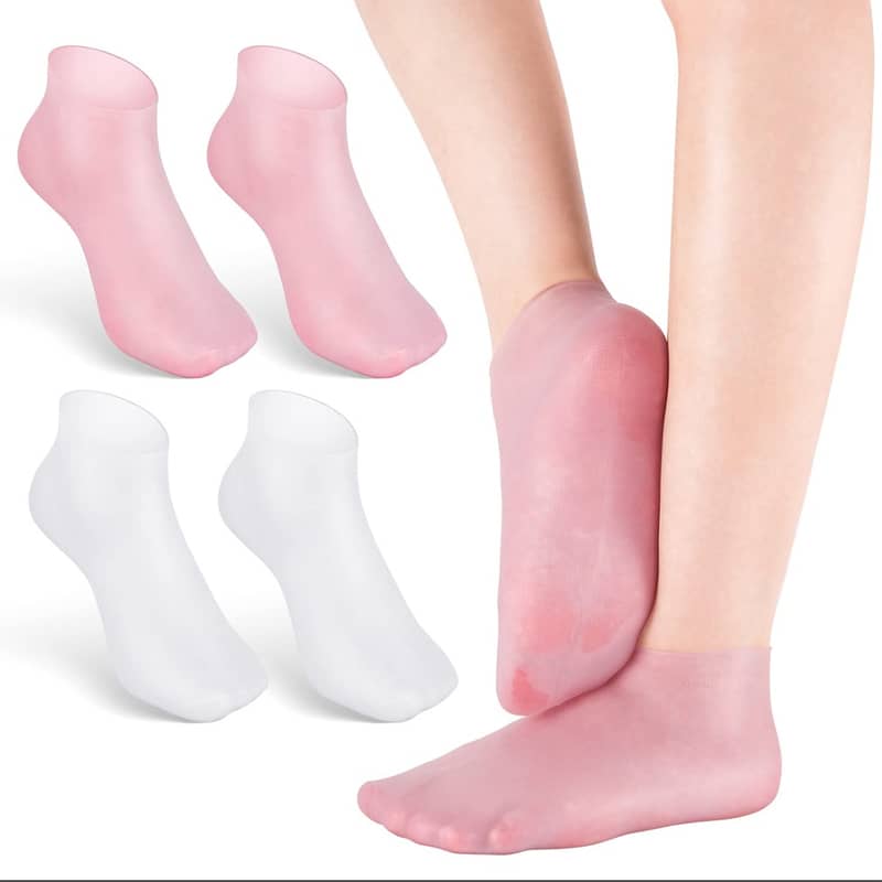 Pair of silicon heel socks (home dilevery) 0