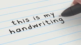 Handwriting assiments works