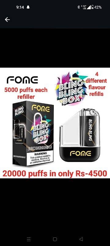 Fone pod ( refillable ) 2