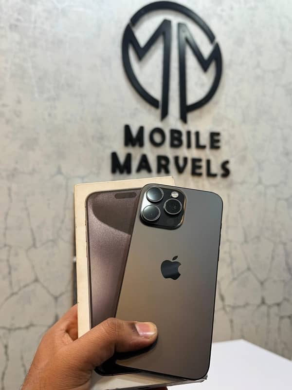 iphone 15pro max || 256GB || Non PTA || Factory Unlock || With Box 0