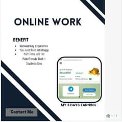 Online earning for students, Housewife an other persons