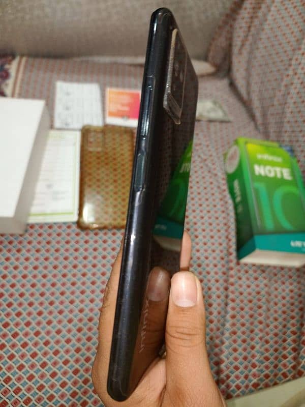 Infinix note 10  6/128 with box and original charger Urgent Sale 5