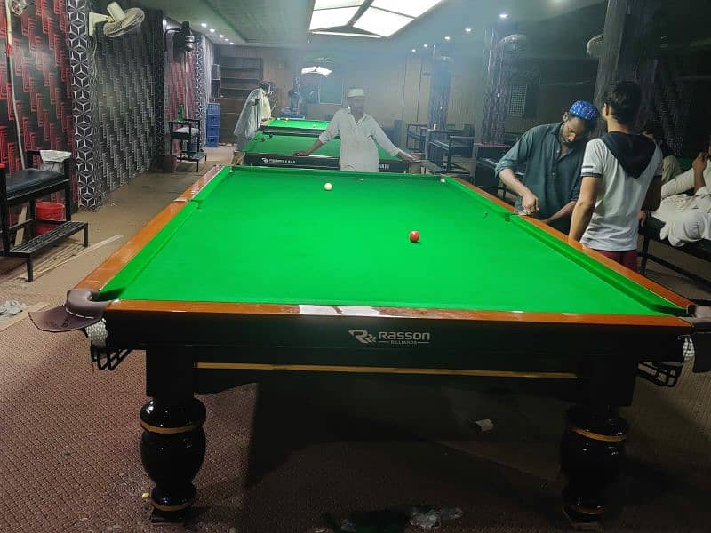 Rassan snooker table for sale tournament & 1 g pro ball set 0