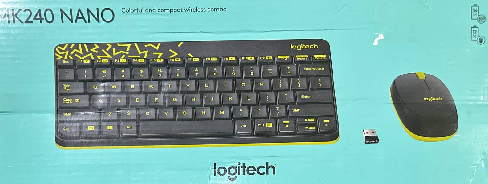 Logitech compact wireless keyboard and mouse 1