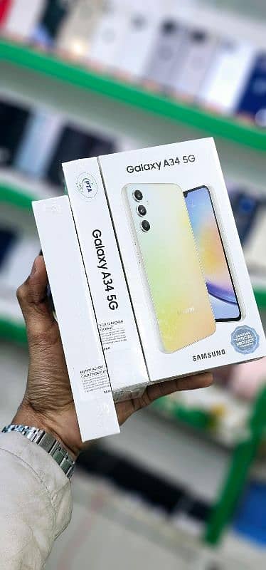 Samsung A34 5G Box Packed 1 Year Warranty PTA Appropved 2