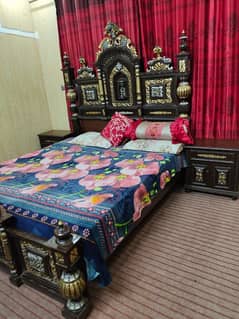 chinoti wooden bed set