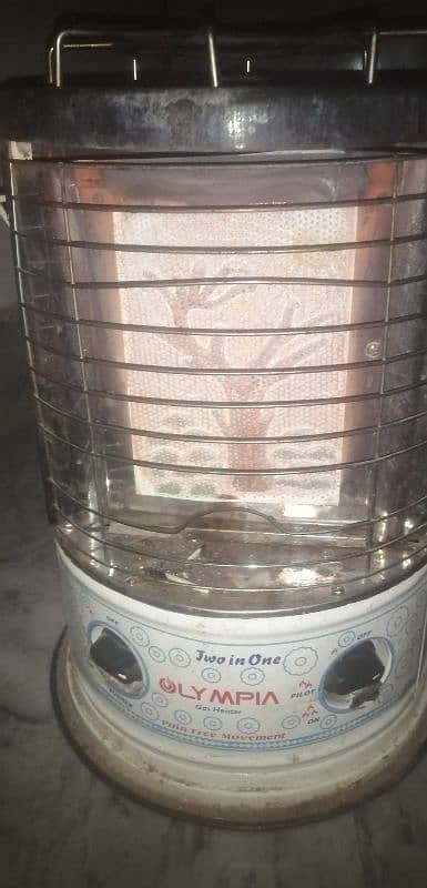 gas heater with stove 2in 1 ۔ best condition urgent sale 3