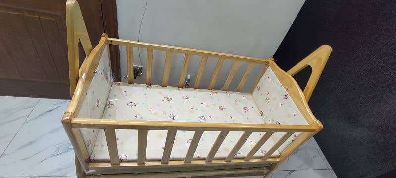 wooden baby cart | jhola | baby bed 1