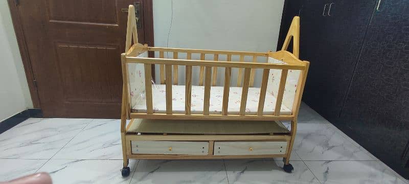 wooden baby cart | jhola | baby bed 2