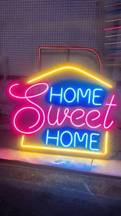 Neon signs and acrylic plates