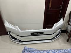 prado bumpers with modellista body kit and side kits of foot board