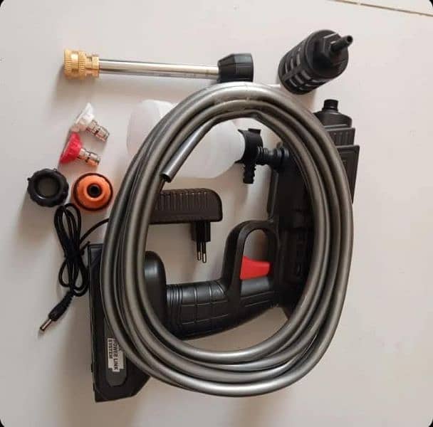 Automatic car wash gun Pressure washer Solar Cleaning Washing kit 3