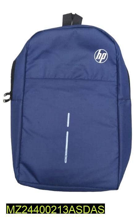 15.6 Inches Casual Backpack, Blue• Fabric: Parachute • Pattern: Plain 0