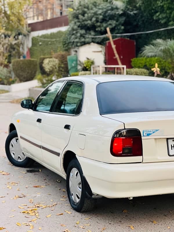 Suzuki Baleno 2005 White colour Islamabad number 5