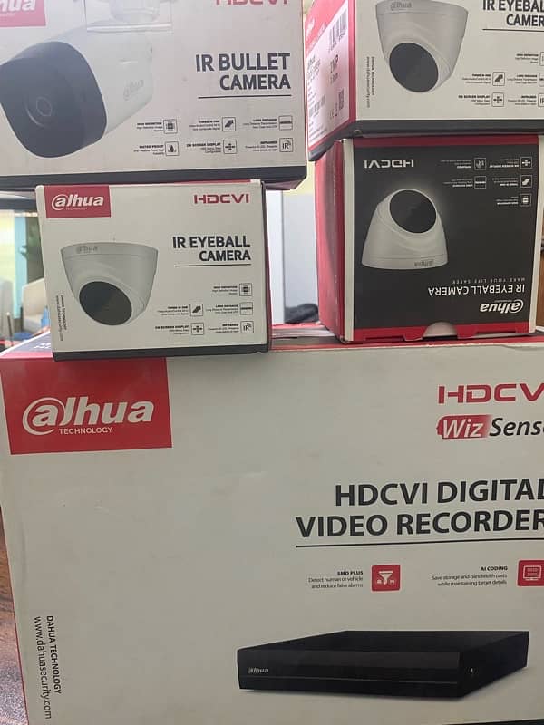 Dahua Camera 500 GB with DVR 4 Camera Without any cables 0