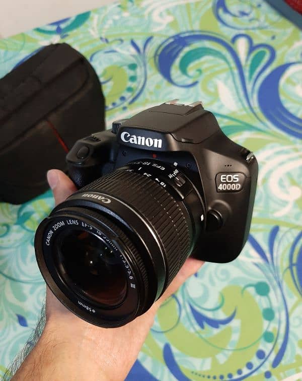 Canon 4000D Dslr Camera With 18-55 Kit Lens 1