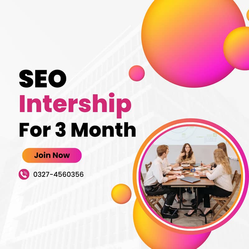 Free SEO Interships For 3 Months in Lahore 0