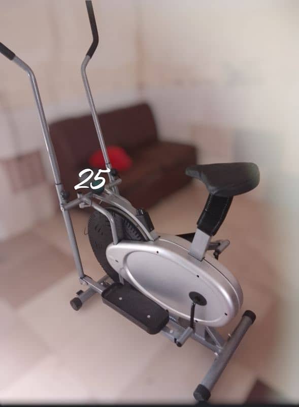 like new Elliptical cycle exercise cycling machine spin airbike bike 1