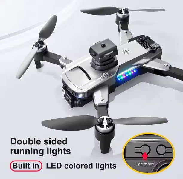 S99 Max drone camera brushless Four sided Obstacle Avoidance dual cam 1