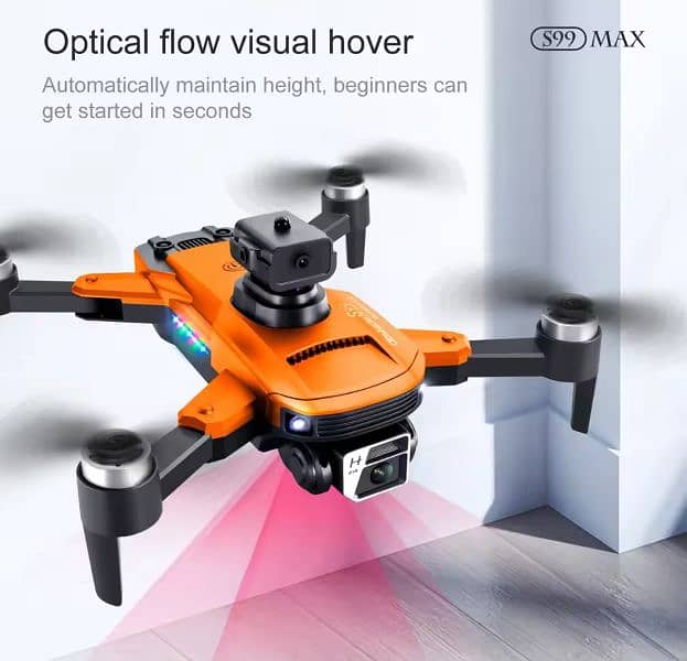 S99 Max drone camera brushless Four sided Obstacle Avoidance dual cam 3