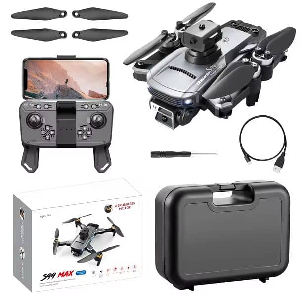 S99 Max drone camera brushless Four sided Obstacle Avoidance dual cam 4