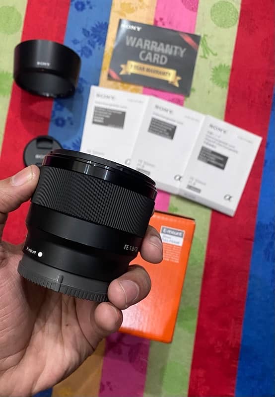 Sony FE 50mm 1.8 full frame Lens O3l7.4OO47O7 7