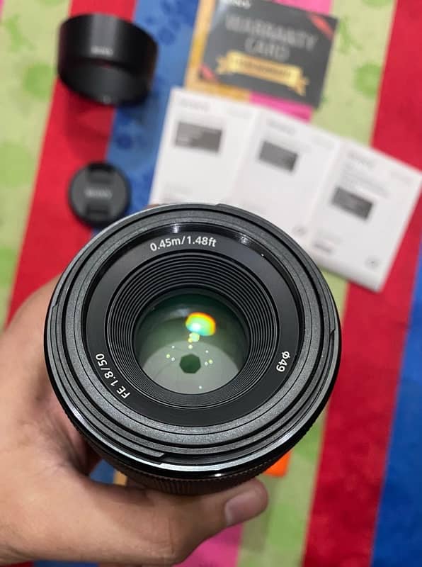 Sony FE 50mm 1.8 full frame Lens O3l7.4OO47O7 10