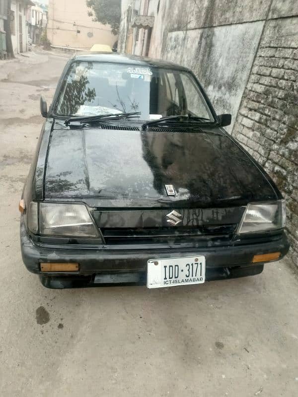 Govt official used Suzuki Khyber 1990 Islamabad number 0