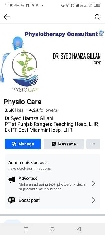 PhysioCare Physiotherapy Homecare services 1