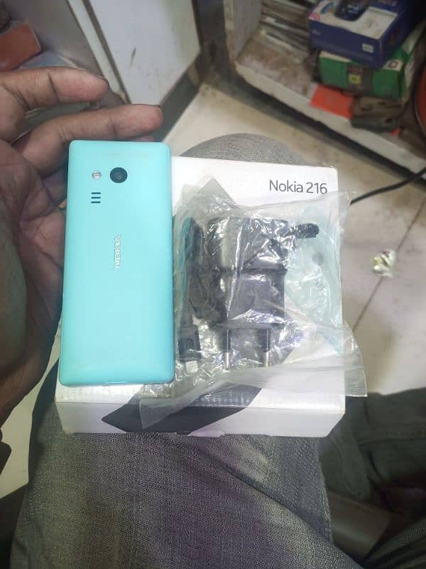 nokia 216 original fresh condition box charger 3