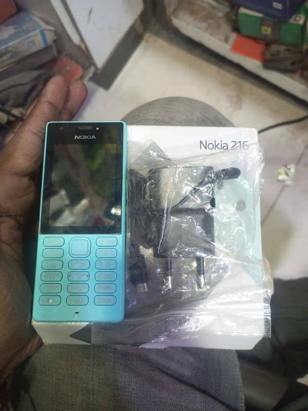 nokia 216 original fresh condition box charger 4