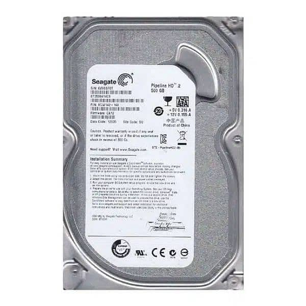 Seagate 500gb Hdd 1