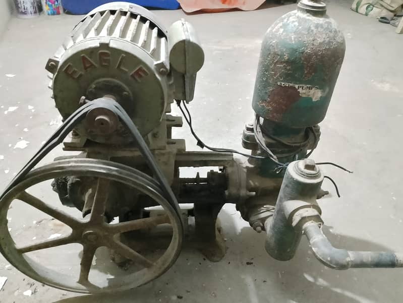 Pump 2 HP And Motor 1 HP water pump (Double Belt) 6